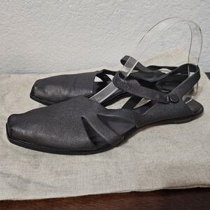 CYDWOQ Leather Flats